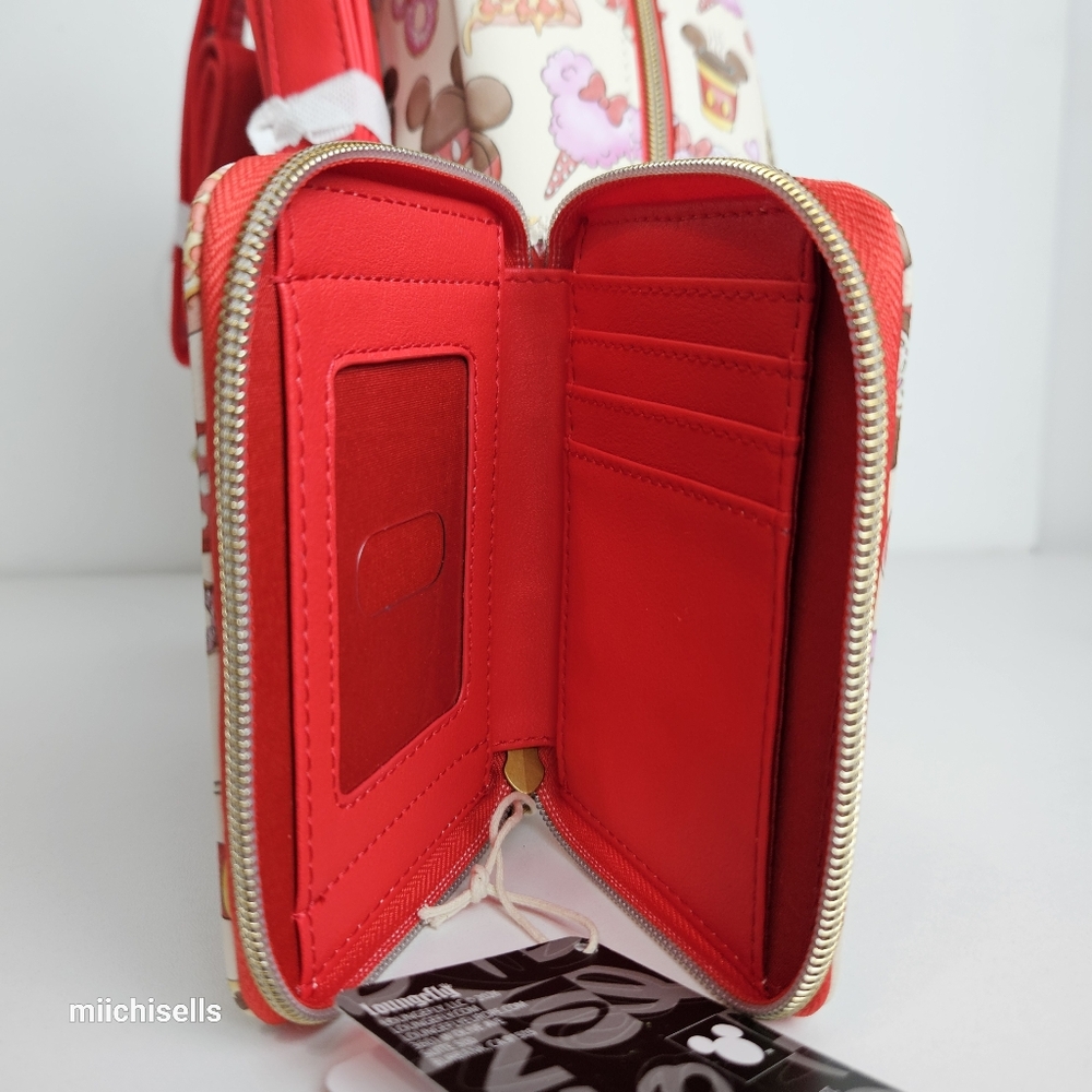 Disney Mini Backpack And Wallet Set Disney Parks Treats Bag Mickey & Minnie - Picture 7 of 9